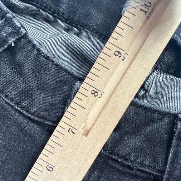 Prana Jeans Womens 28x31* Low Rise Boot Cut Slim Black Faded Stretch Denim Tag 4 - Picture 15 of 16